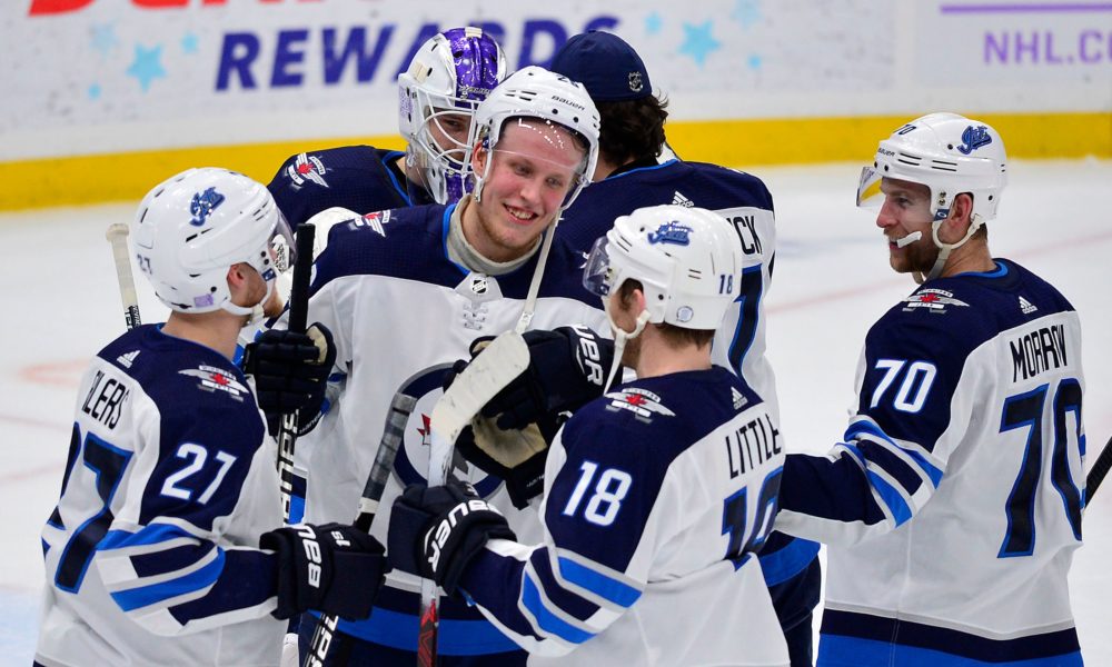 Patrik Laine; Jets Forward Scored Five-goal Night That Lets A Lucky Fan ...