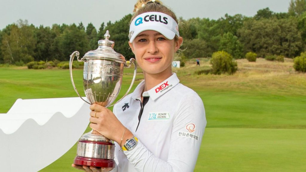 Nelly Korda wins the first LET title at Lacoste Ladies Open de France