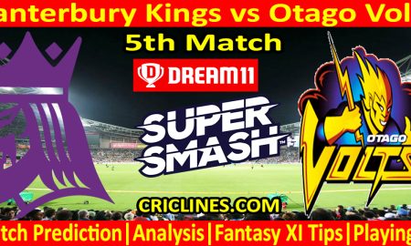 Today Match Prediction-CK vs OV-Dream11-Super Smash T20 2023-24-5th Match-Who Will Win