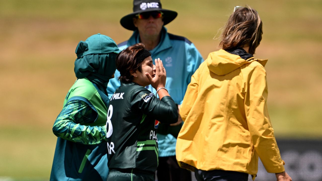 NZ vs Pak, 1st women's ODI - Face injury for Nida Dar and Diana Baig has a fractured finger