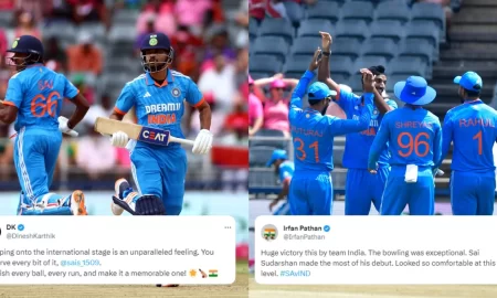 Twitter reactions: Shreyas Iyer and Sai Sudharsan shine with bat after bowler’s masterclass as India thrash South Africa in 1st ODI