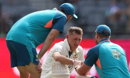 Marnus Labuschagne to undergo scan after hurting finger against Pakistan