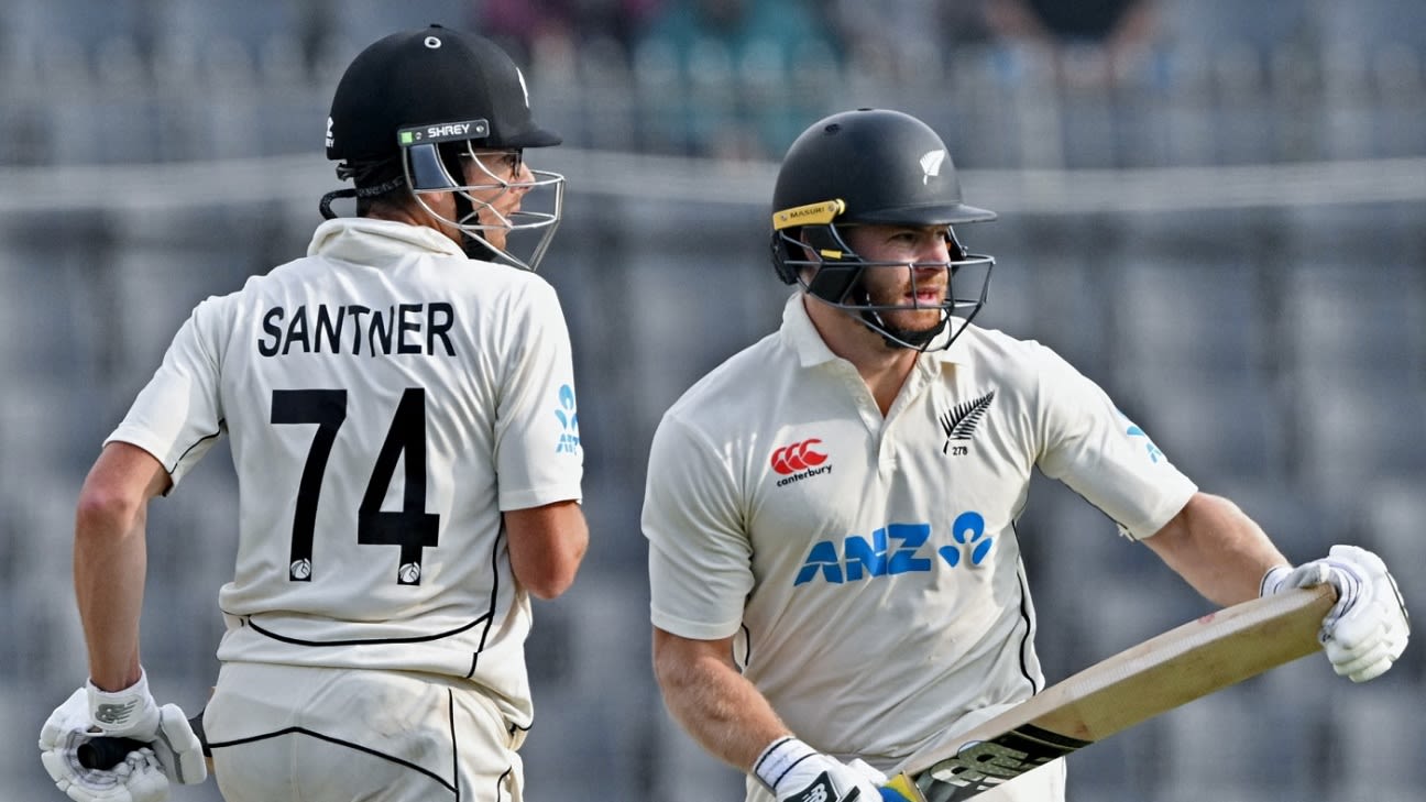 Phillips lauds 'incredibly impressive' Santner for taking pressure off