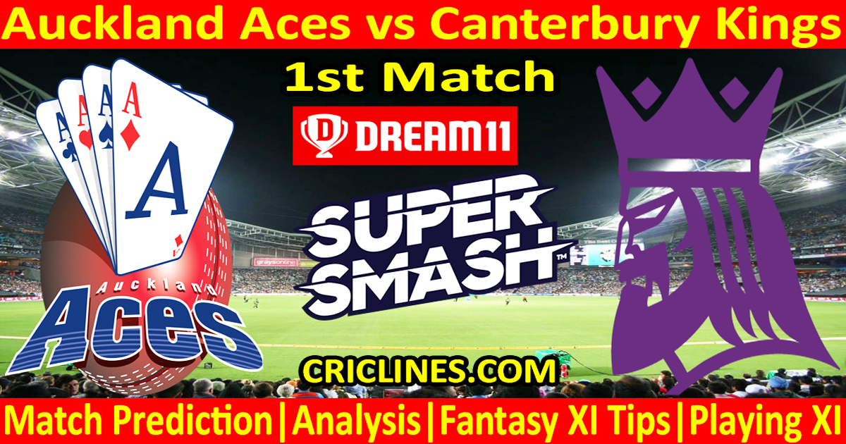 Today Match Prediction-AA vs CK-Dream11-Super Smash T20 2023-24-1st Match-Who Will Win