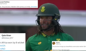 Twitter reactions: Tony de Zorzi’s ton powers South Africa to a series levelling win against India in second ODI