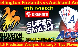 Today Match Prediction-WF vs AA-Dream11-Super Smash T20 2023-24-4th Match-Who Will Win