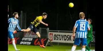 Esbjerg vs Hobro football