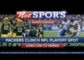 Packers clinch NFL playoff spot as Lions lose to Vikings