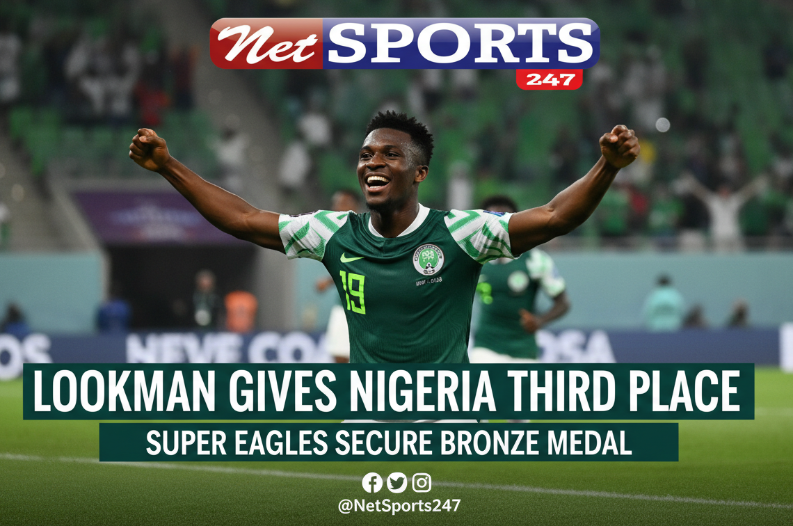 Lookman gives Nigeria third place