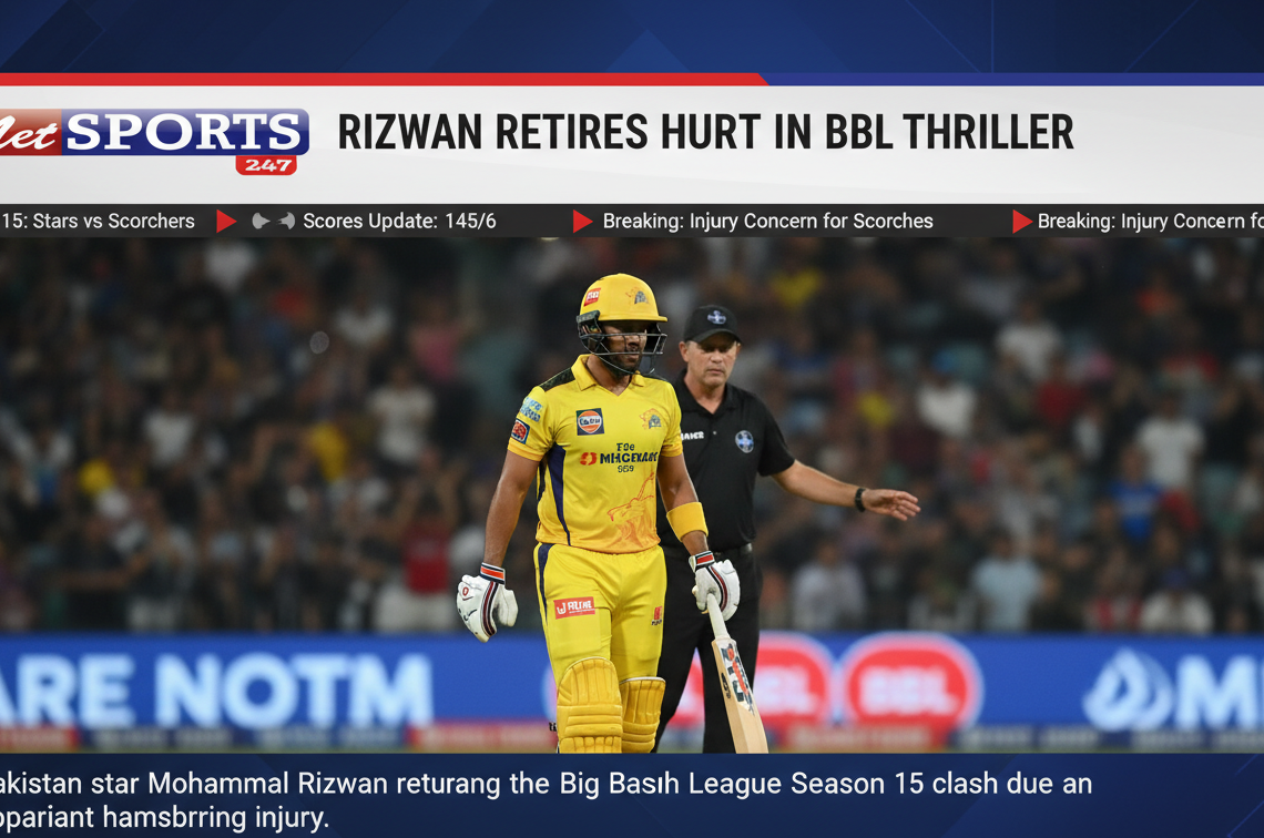 Mohammad Rizwan retired out during BBL 15 clash