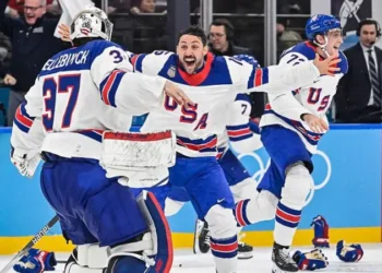USA win men’s Olympic ice hockey gold for first time in 46 years