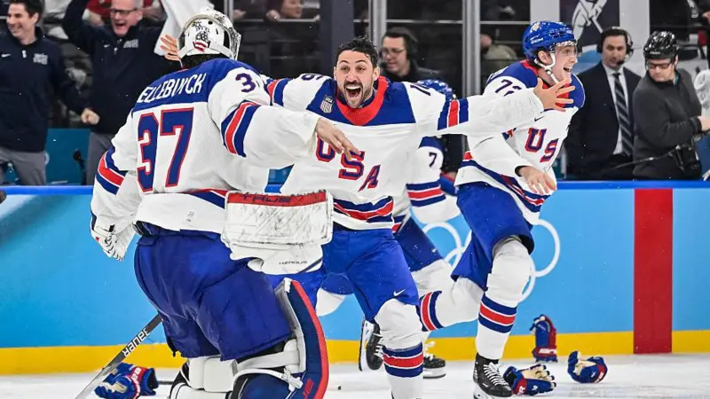 USA win men’s Olympic ice hockey gold for first time in 46 years
