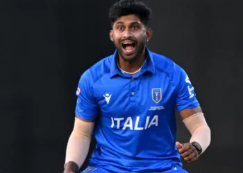 The pizza chef hoping to star for Italy at T20 World Cup