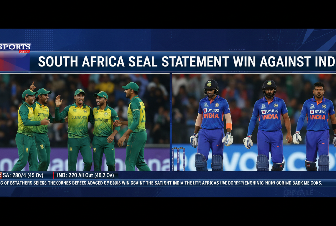 South Africa seal statement win against India