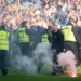 ‘Shameful’ pitch invasion by Celtic and Rangers fans condemned by police