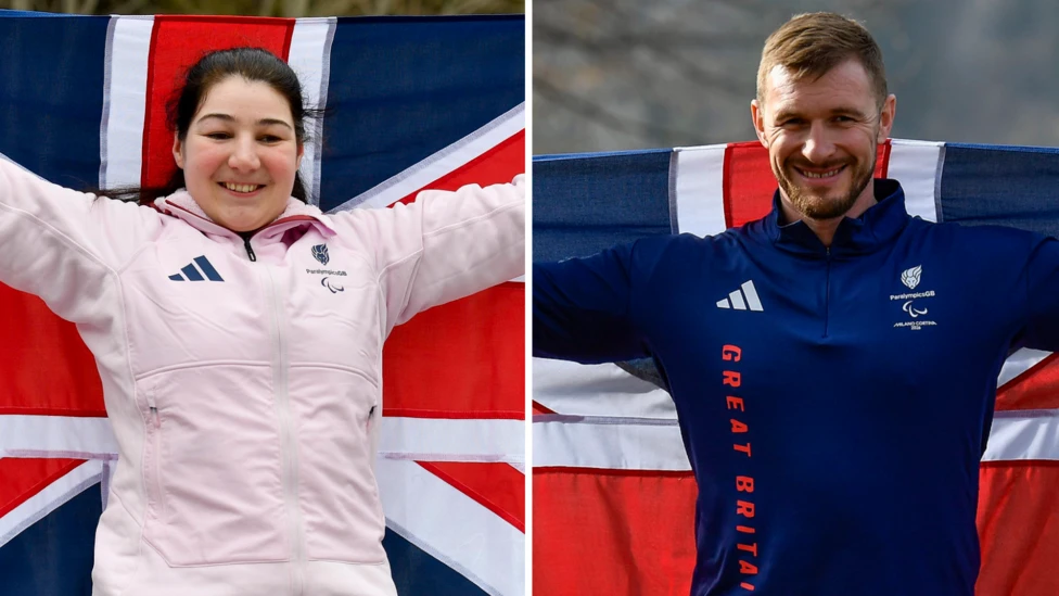 Ski duo named GB’s Winter Paralympics flagbearers