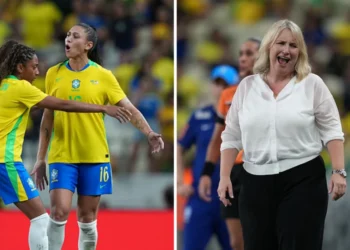 Four Brazil players sent off against USA