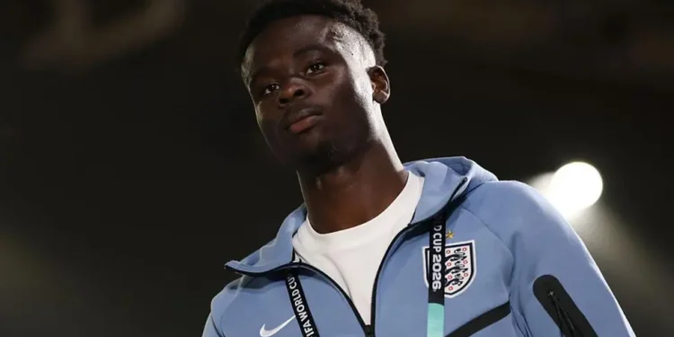 Saka trains alone as England prepare for Ghana game