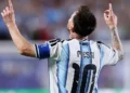 Record-breaking Messi scores twice as Argentina progress