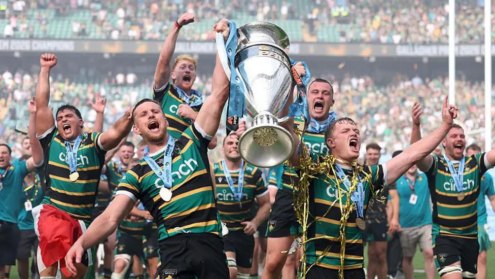 Northampton beat Exeter to win Prem Rugby title