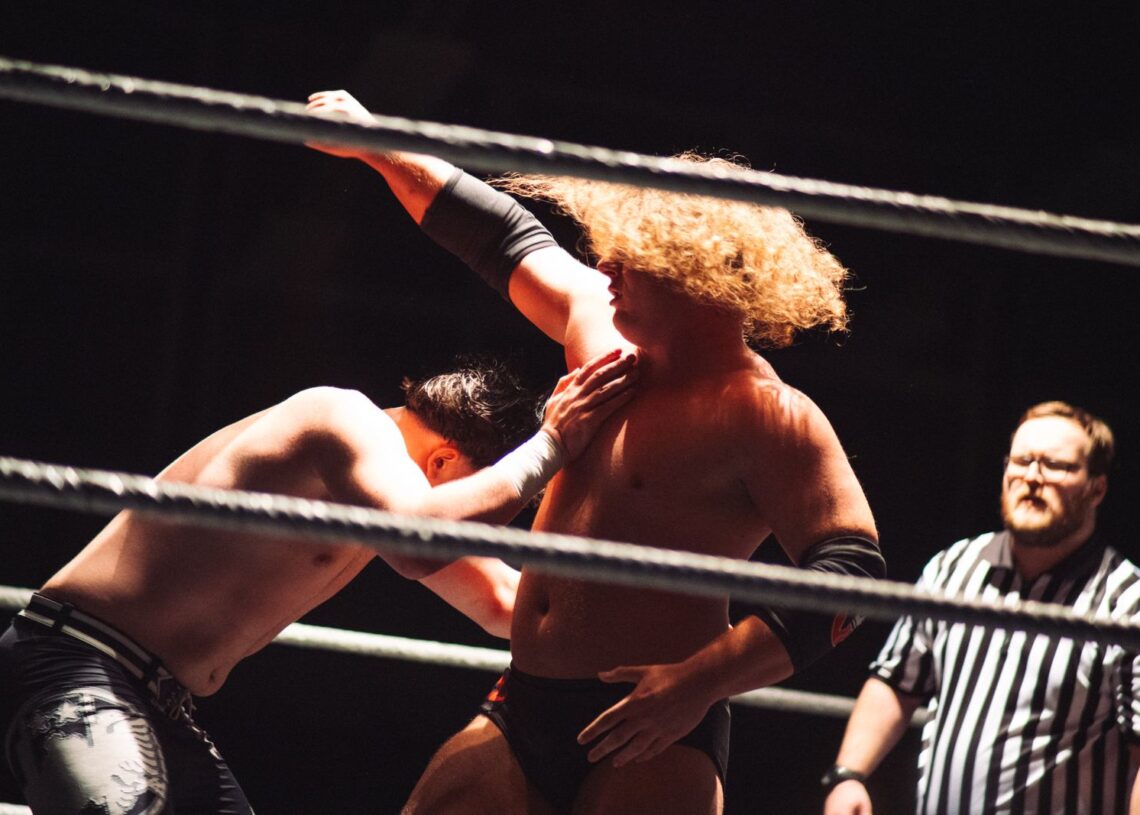 AEW All Out 2026 results: wrestlers in action inside a wrestling ring