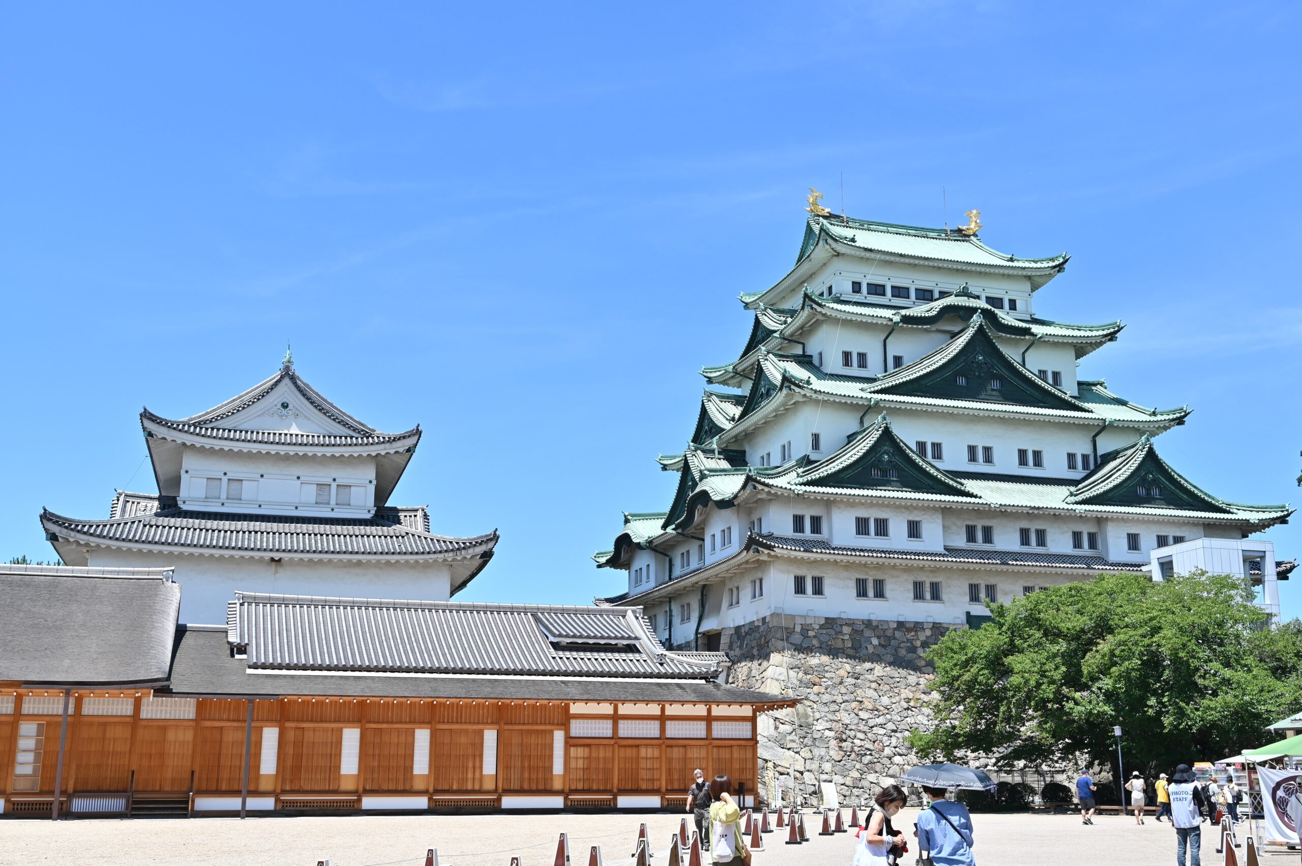 Nagoya Castle in Aichi Prefecture, host region of the Asian Games cricket semi-finals