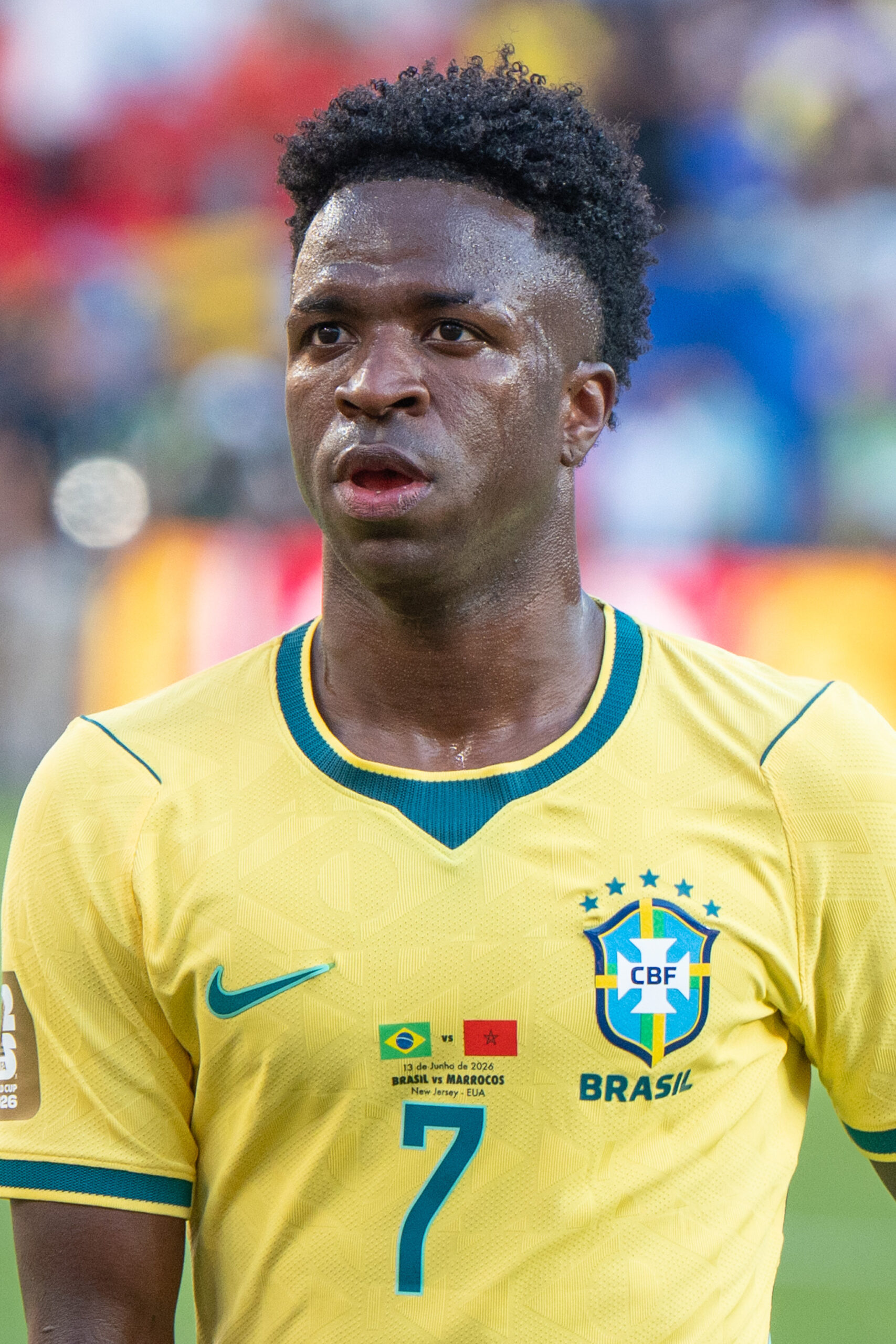 Vinicius Junior of Brazil, who scored a penalty in Australia vs Brazil