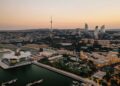 azerbaijan gp 2026 saturday race baku skyline flame towers px8412720