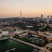 azerbaijan gp 2026 saturday race baku skyline flame towers px8412720