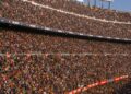 Packed stands at Camp Nou during a football match (Pexels 13069970)