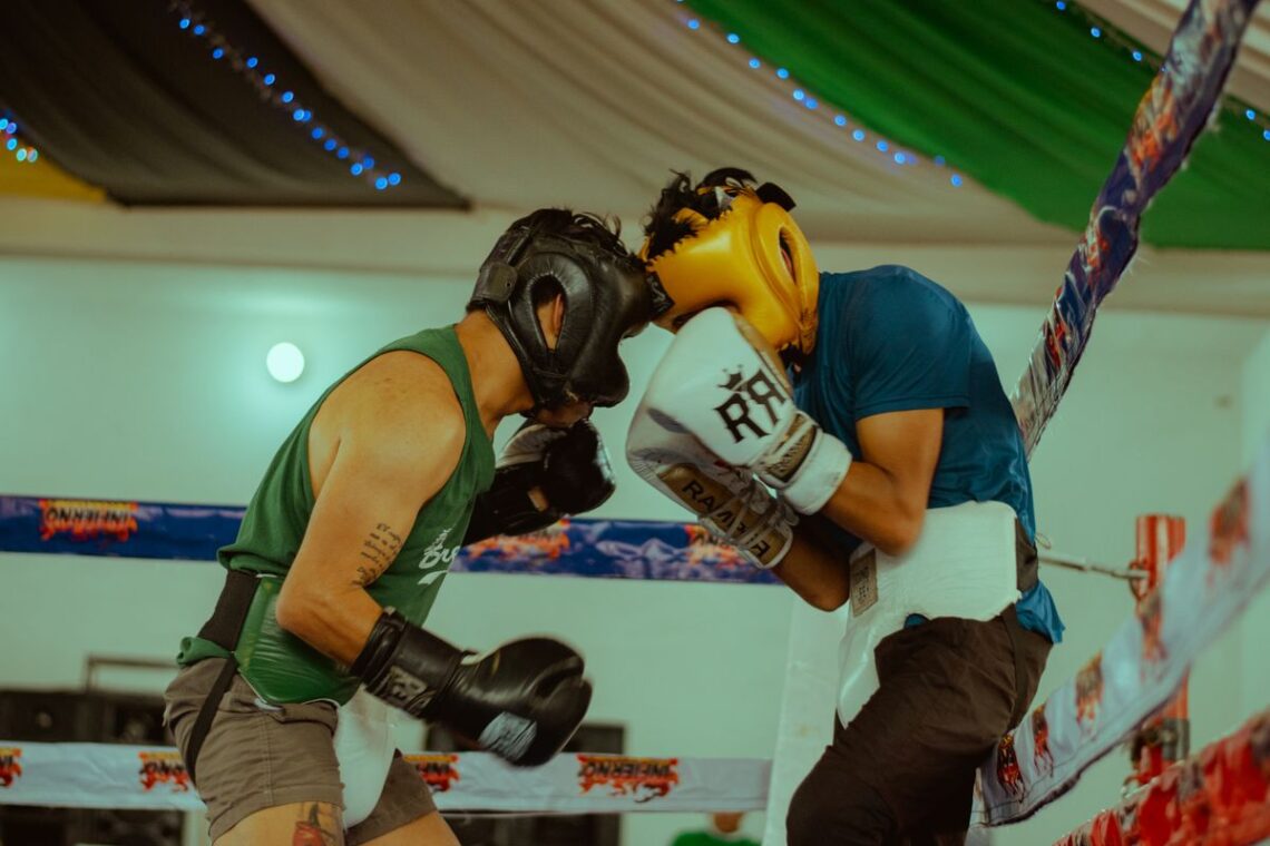 boxing ring sparring