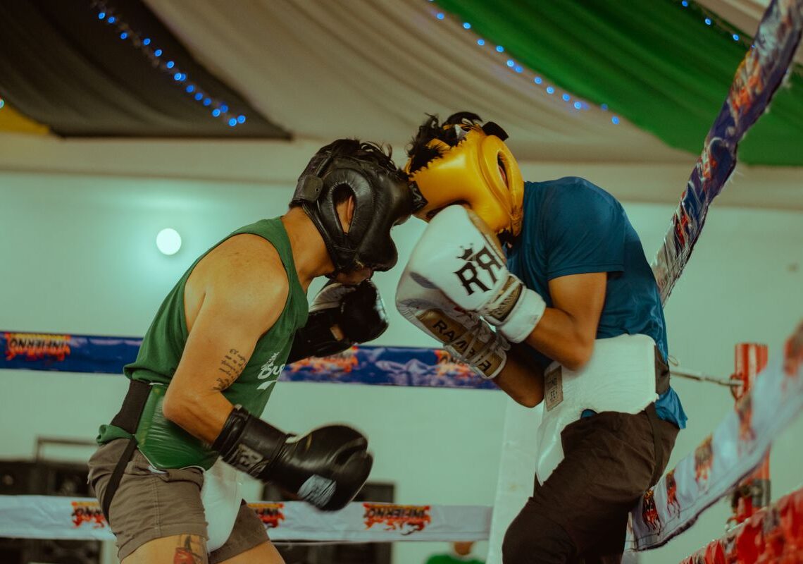 boxing ring sparring