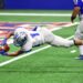 American football receiver making a diving catch (Pexels 718952)