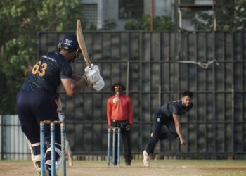 cricket batsman facing bowler 2026