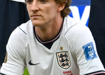 Anthony Gordon in an England shirt, scorer in Czechia vs England