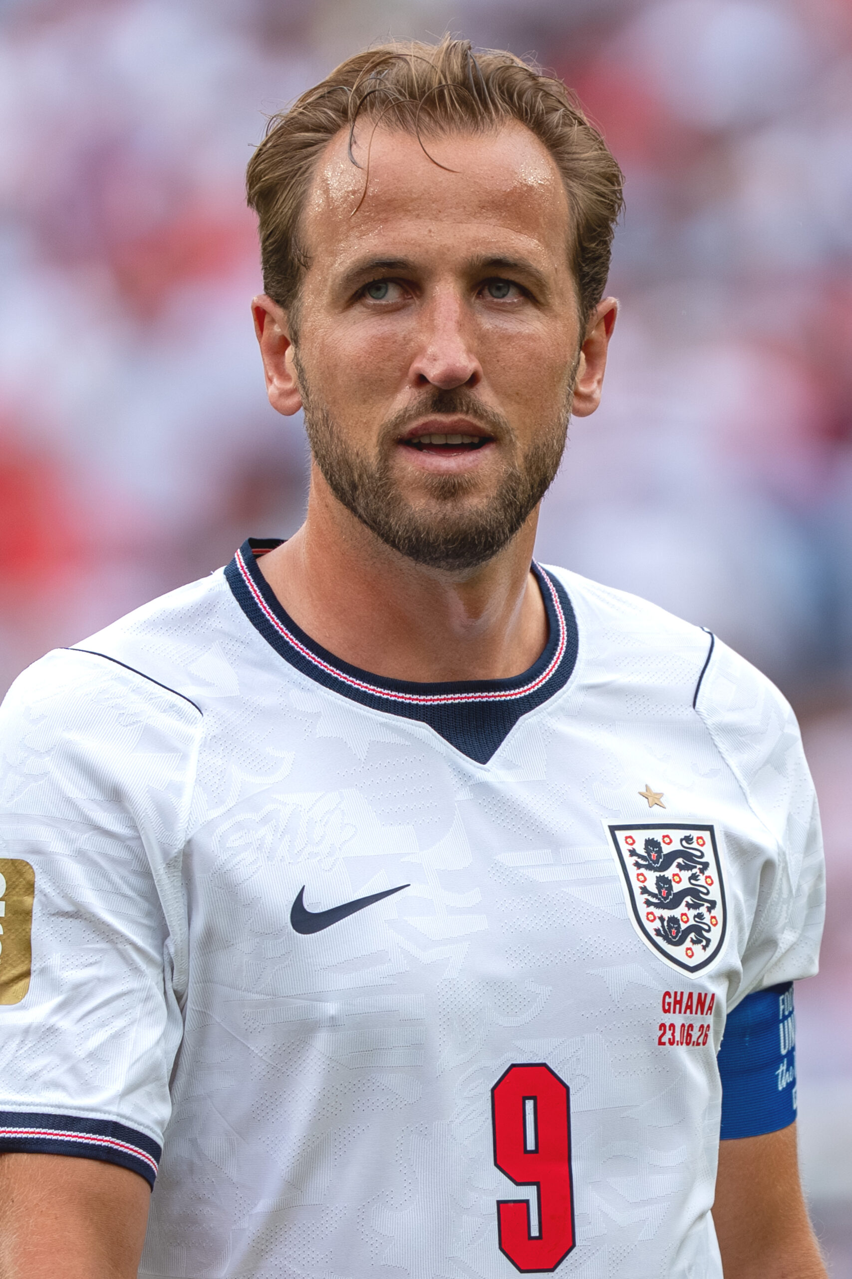 Harry Kane, England captain, who scored in Czechia vs England
