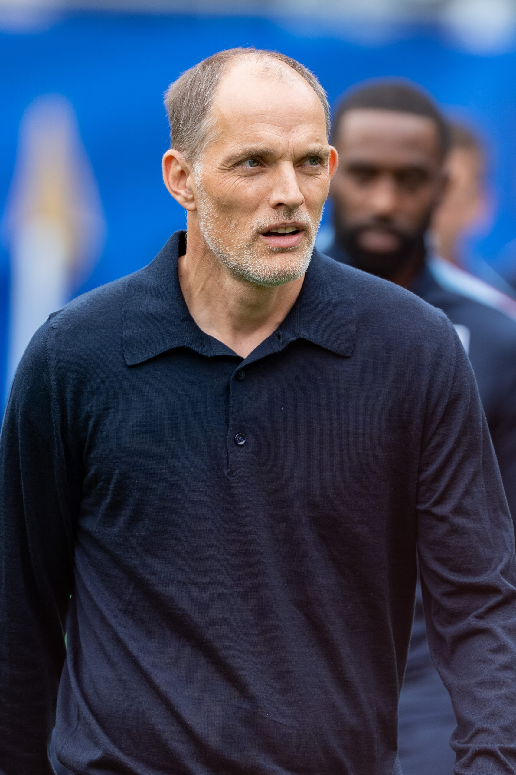 England manager Thomas Tuchel on the touchline
