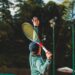 Tennis player tossing the ball to serve on an outdoor clay court (Pexels 38377267)