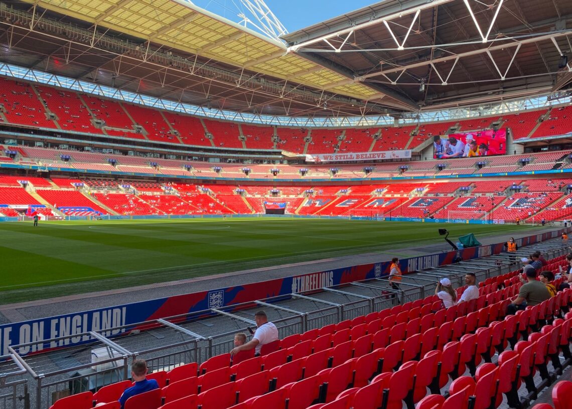 Wembley Stadium, venue of England vs Spain in the Nations League