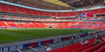 Wembley Stadium, venue of England vs Spain in the Nations League