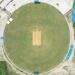 Aerial view of a cricket ground, England vs Sri Lanka 3rd ODI