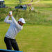 Scottie Scheffler during a practice round at Royal Portrush before the 2025 Open Championship