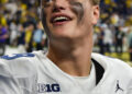 JJ McCarthy, the quarterback traded by the Vikings to the Giants