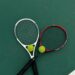 Two tennis rackets and balls on a hard court, illustrating Laver Cup 2026 Day 1 results