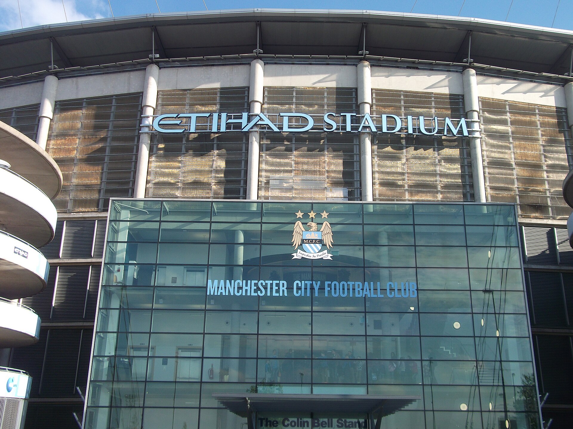 City of Manchester Stadium exterior, the ground at the centre of the Man City charges case