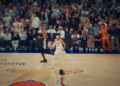 Victor Wembanyama and Josh Hart during Game 3 of the 2026 NBA Finals