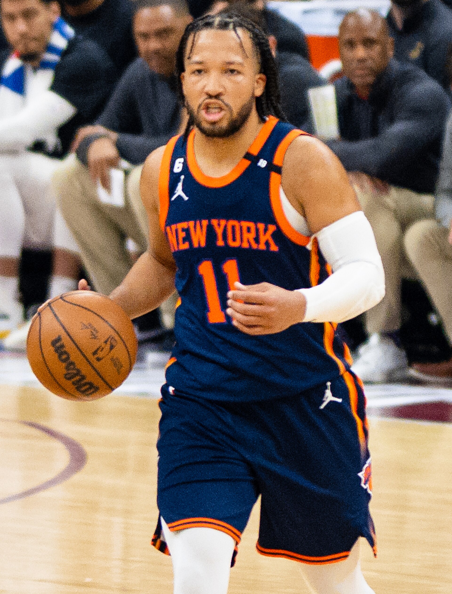 Jalen Brunson of the New York Knicks