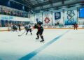 nhl preseason opens mckenna maple leafs debut hockey rink action px38554080