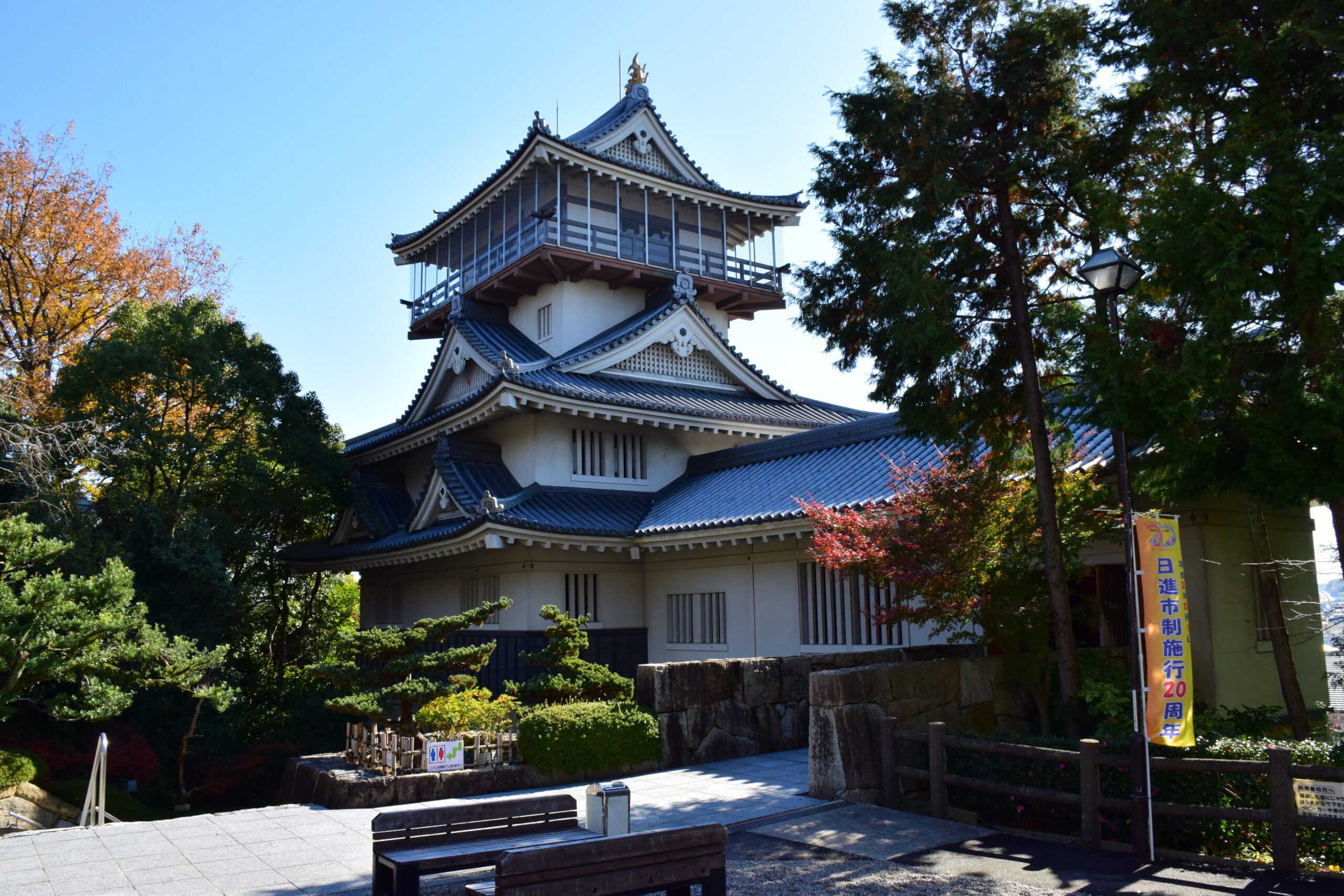 Iwasaki Castle in Nisshin, the Aichi city hosting Asian Games cricket