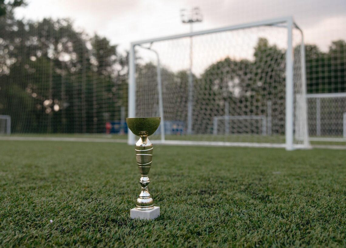premier league august 2026 awards trophy goal pitch